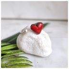 Anillo corazón plata fino