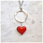 Colgante corazón plata