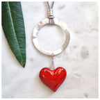 Colgante corazón plata