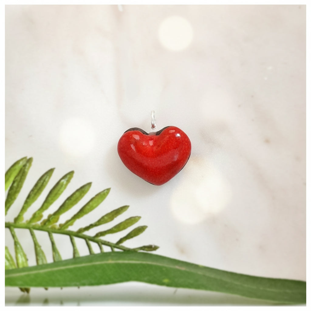 Collar corazón plata