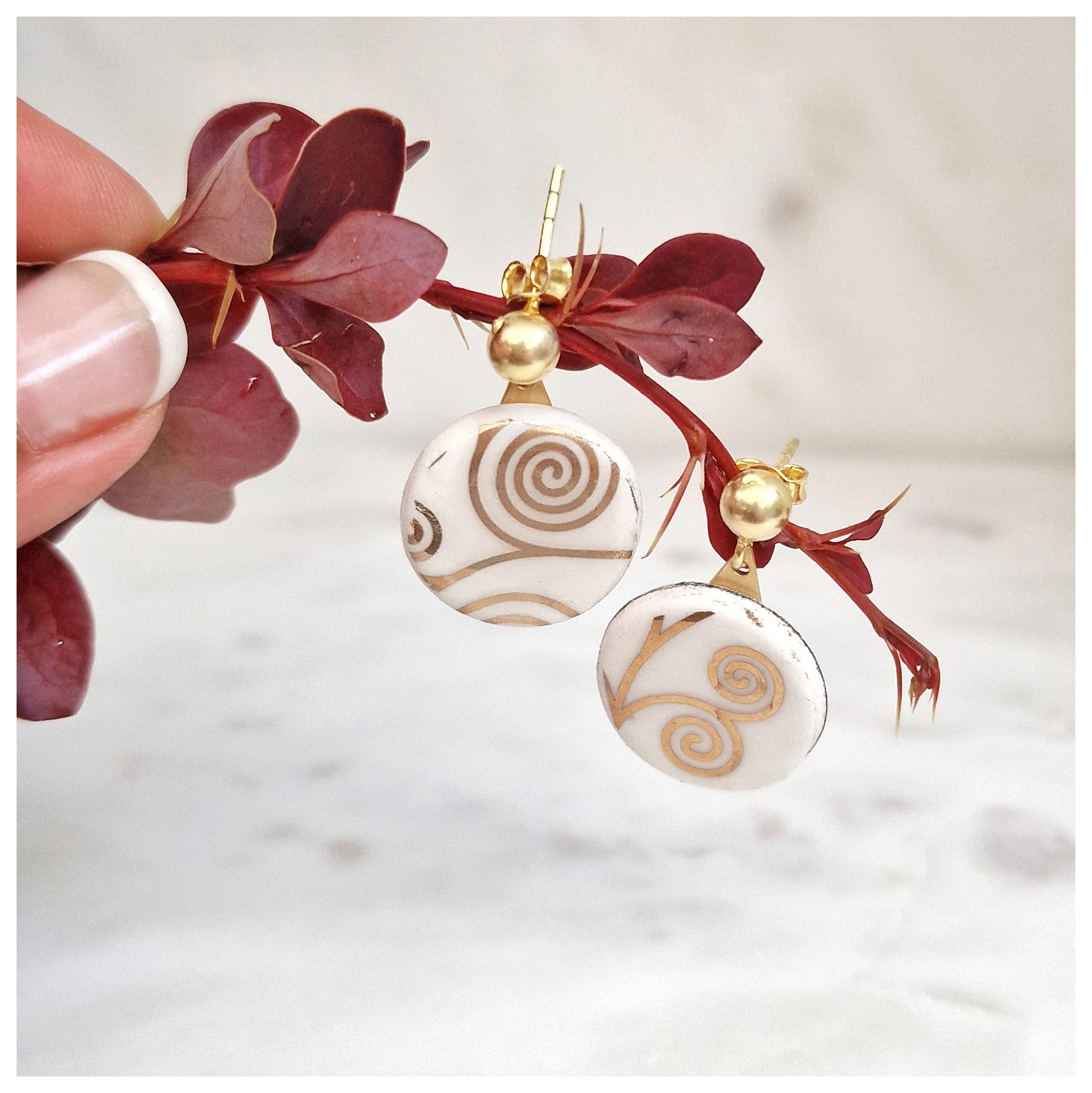 Pendientes Klimt