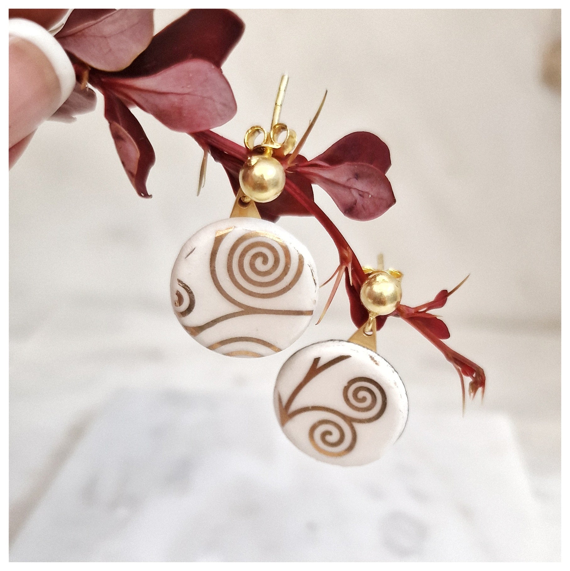 Pendientes Klimt