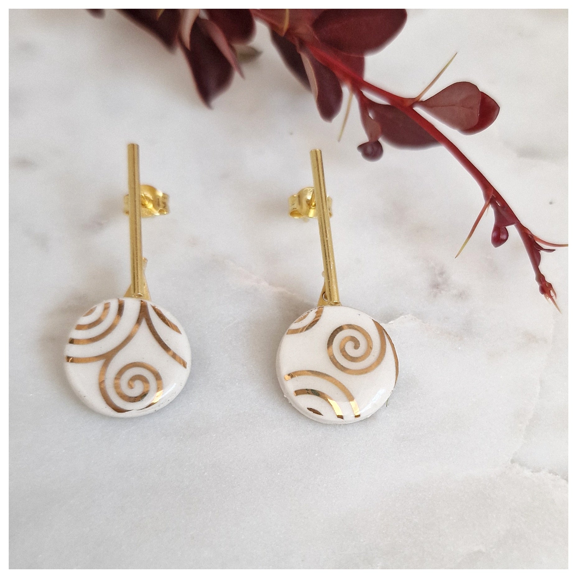 Pendientes Klimt