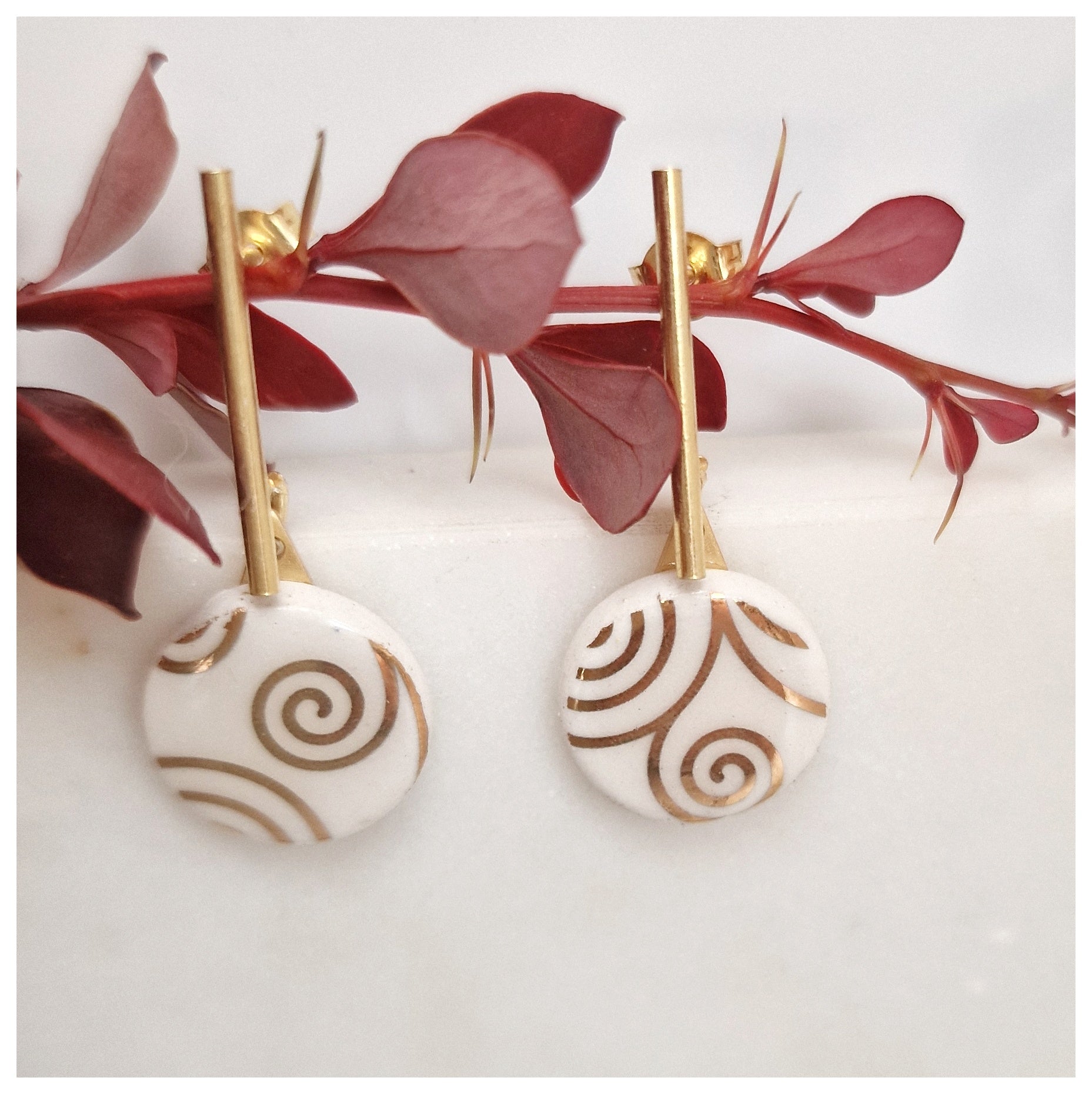 Pendientes Klimt