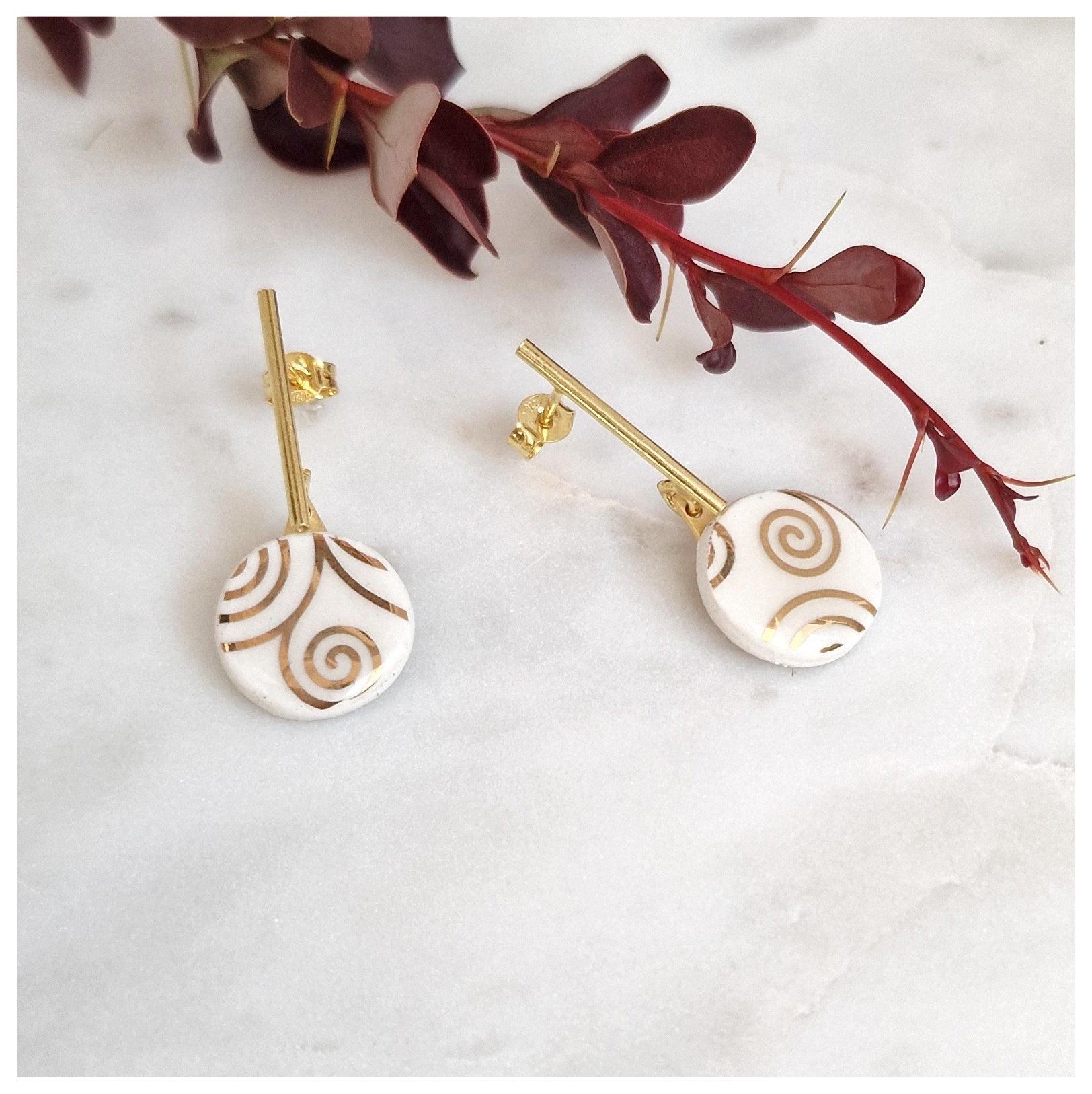 Pendientes Klimt