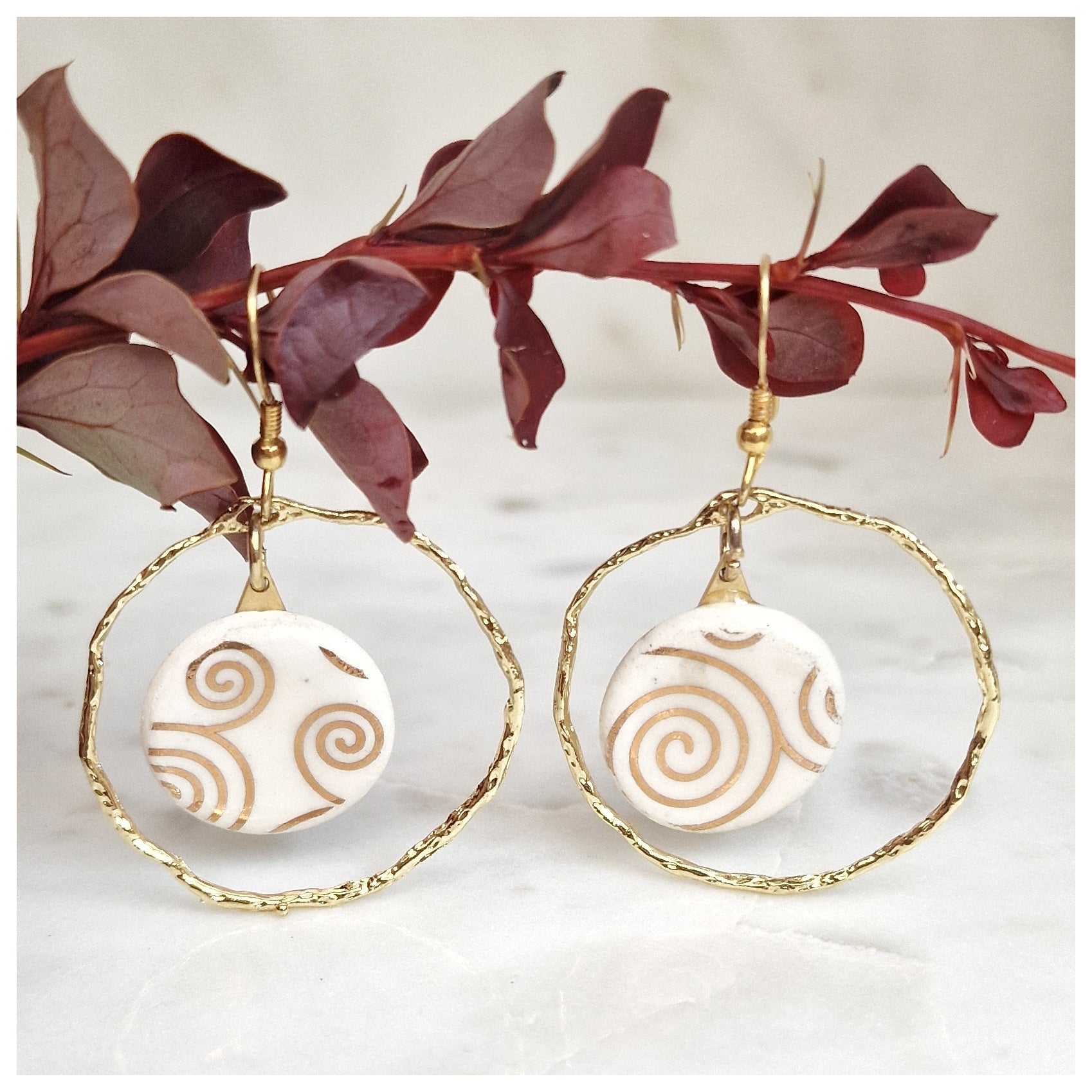 Pendientes Klimt