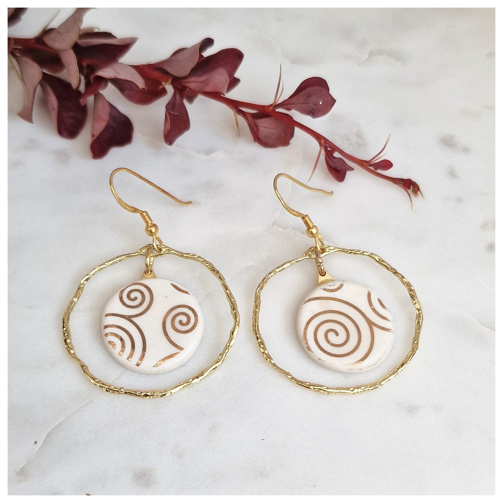 Pendientes Klimt