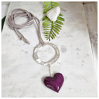 Colgante corazón plata