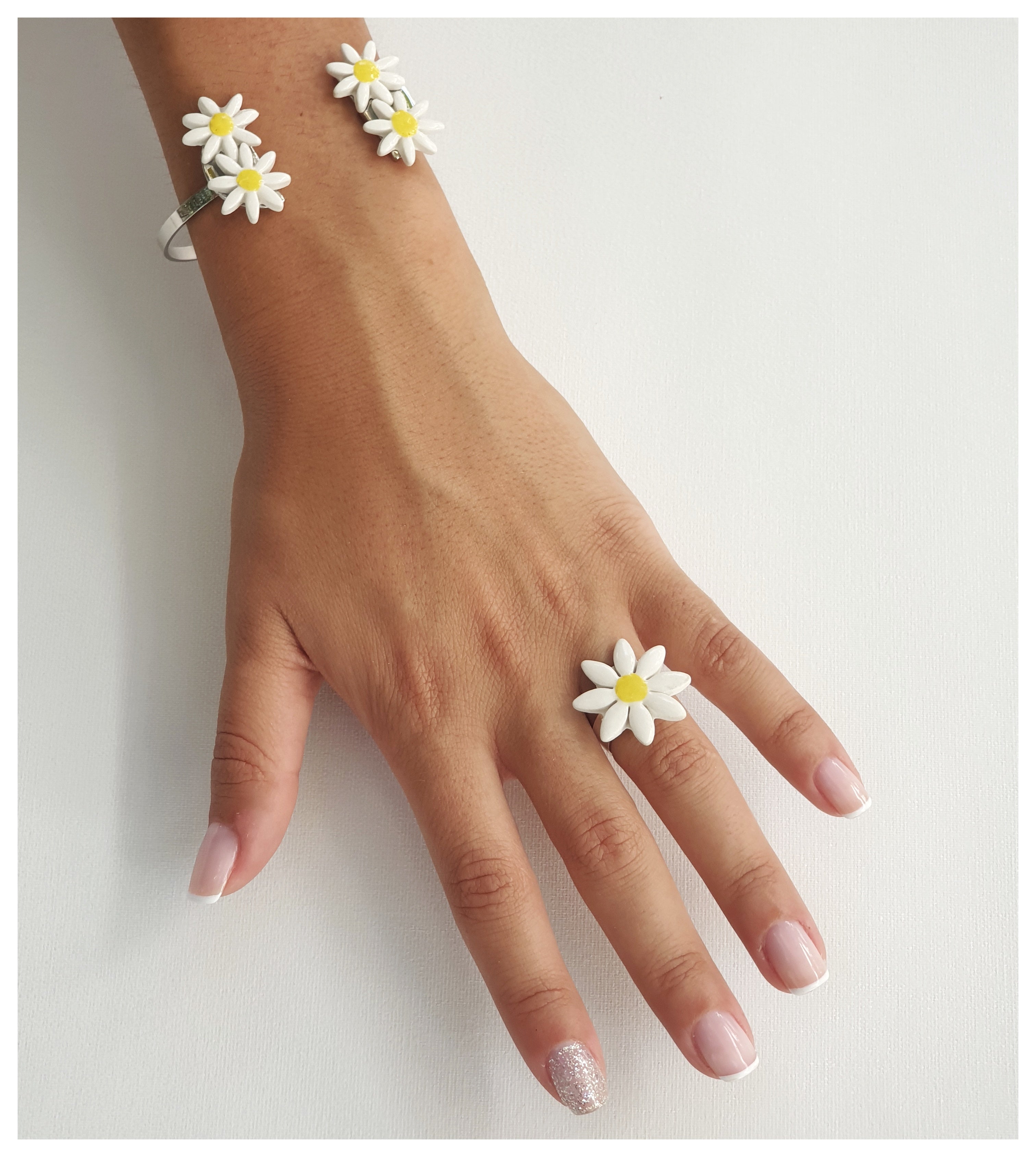 Pulsera margarita grande